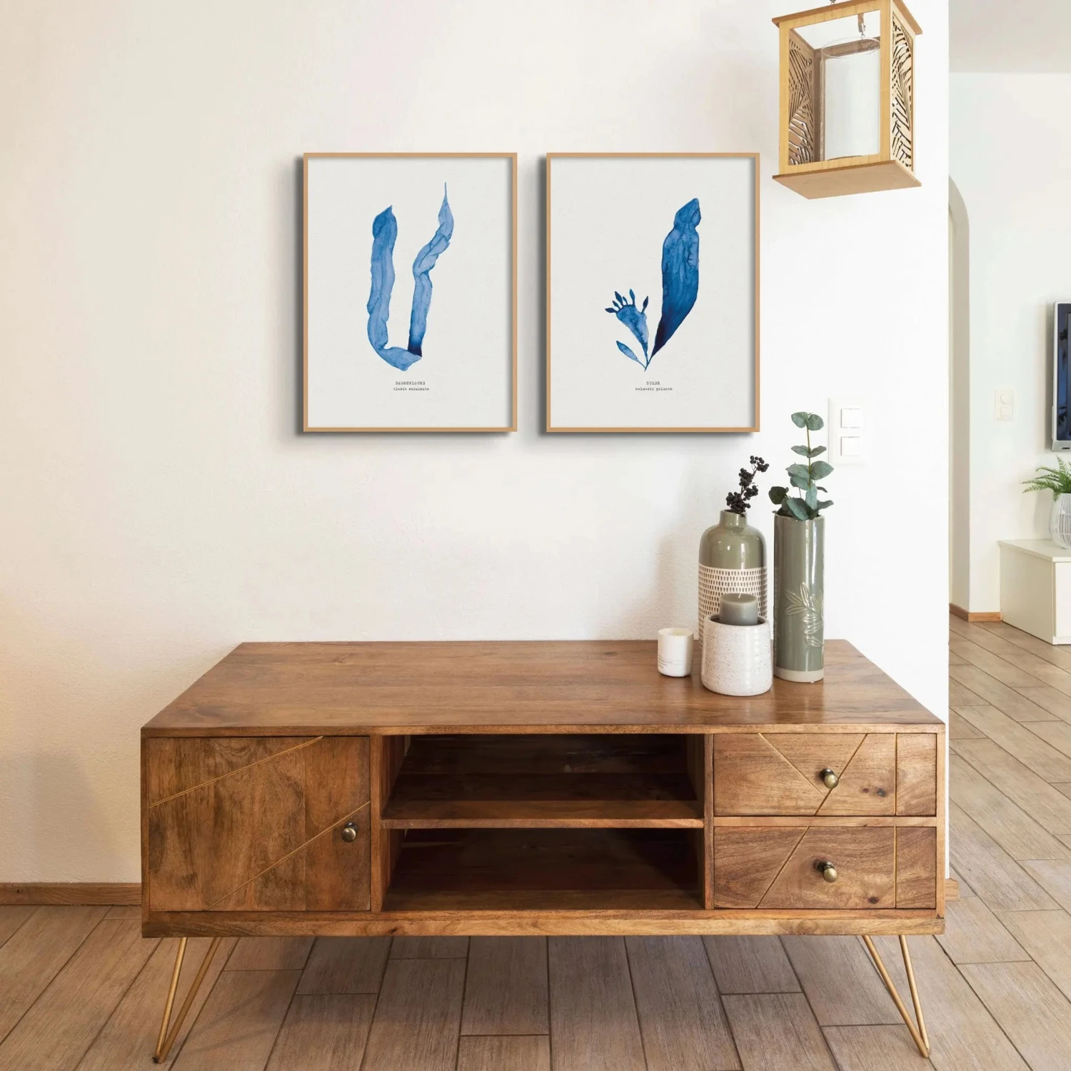 Indigo Seaweed Art Print | Dulse No.3 Seaweed Painting - Unframed Indigo Seaweed Art Print | Dulse No.3 Seaweed Painting - Unframed -Beach House Art Indigo Seaweed Wall Art Dulse No.3 Fine Art Print Home Garden Decor Artwork Posters Prints Visual Artwork Beach House Art 1661593008