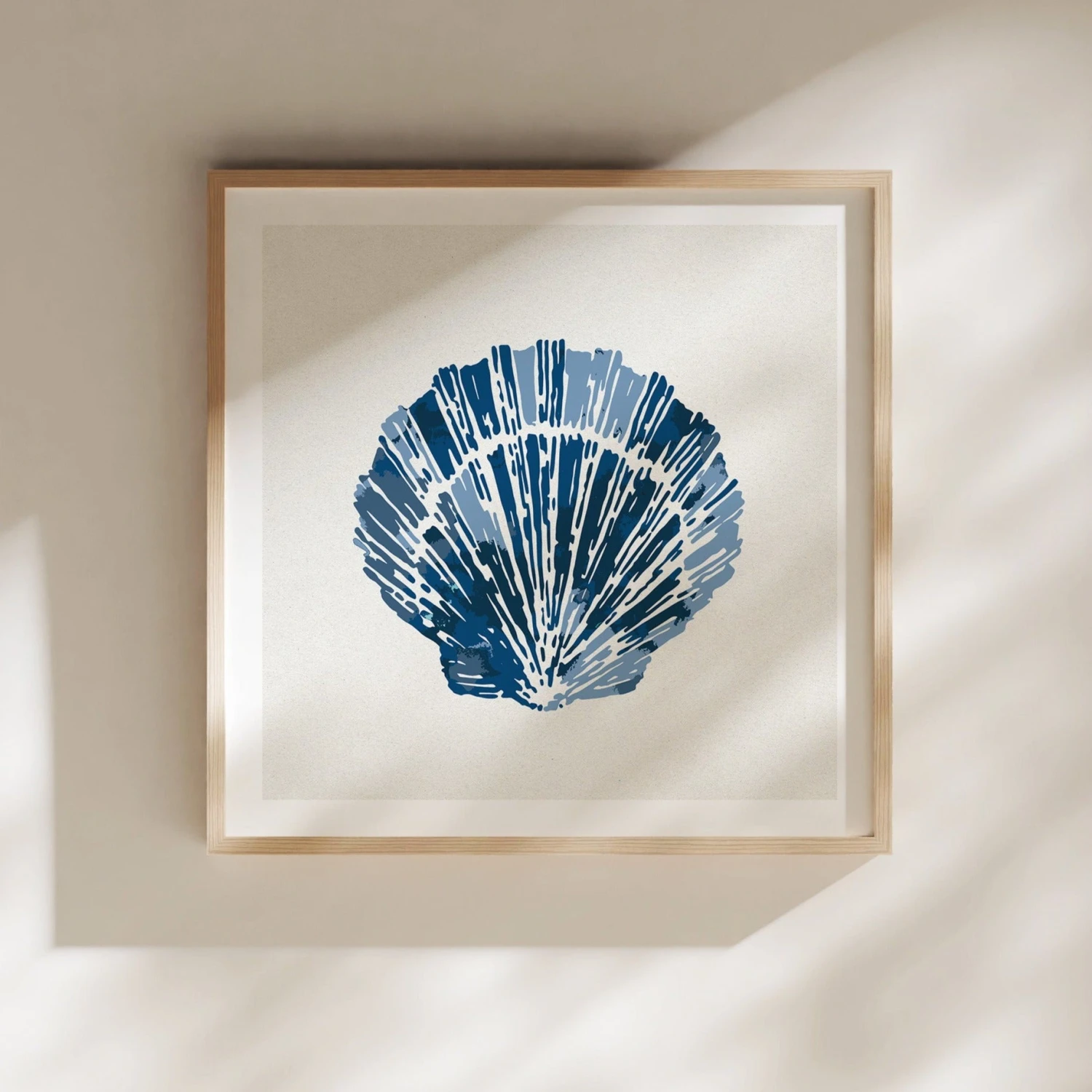 Indigo Scallop Shell Art Print | Watercolour Shell Art - Unframed Indigo Scallop Shell Art Print | Watercolour Shell Art - Unframed -Beach House Art IndigoScallop 89c6440d de73 4ec8 a18b 5fa6e7fb4437