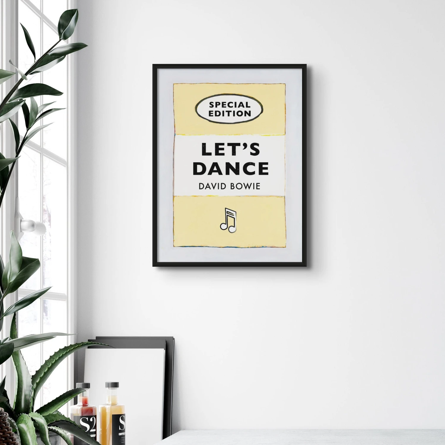 Let's Dance (Yellow) Lyric Book Cover Print - Unframed Let's Dance (Yellow) Lyric Book Cover Print - Unframed -Beach House Art LDyellowSQ 40c0e18e 69ef 462b bd9e a9b0d23d5e2f