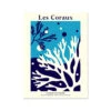 Les Coraux | Coral Graphic Art Print | Modern Coastal Wall Decor|Abstract Ocean-Inspired Artwork - Unframed -Beach House Art Les Coraux Unframed Print Wall Art Beach House Art 1650733667