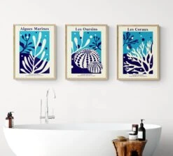 Les Coraux | Coral Graphic Art Print | Modern Coastal Wall Decor|Abstract Ocean-Inspired Artwork - Unframed 4 Les Coraux | Coral Graphic Art Print | Modern Coastal Wall Decor|Abstract Ocean-Inspired Artwork - Unframed -Beach House Art Les Coraux Unframed Print Wall Art Beach House Art 1650733681