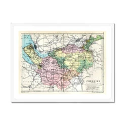 Map Print Of Cheshire | Vintage Map Of Cheshire Print - Framed 4 Map Print Of Cheshire | Vintage Map Of Cheshire Print - Framed -Beach House Art Map of Cheshire Print Vintage Map of Cheshire Print Framed Print Fine art Beach House Art 1671106048