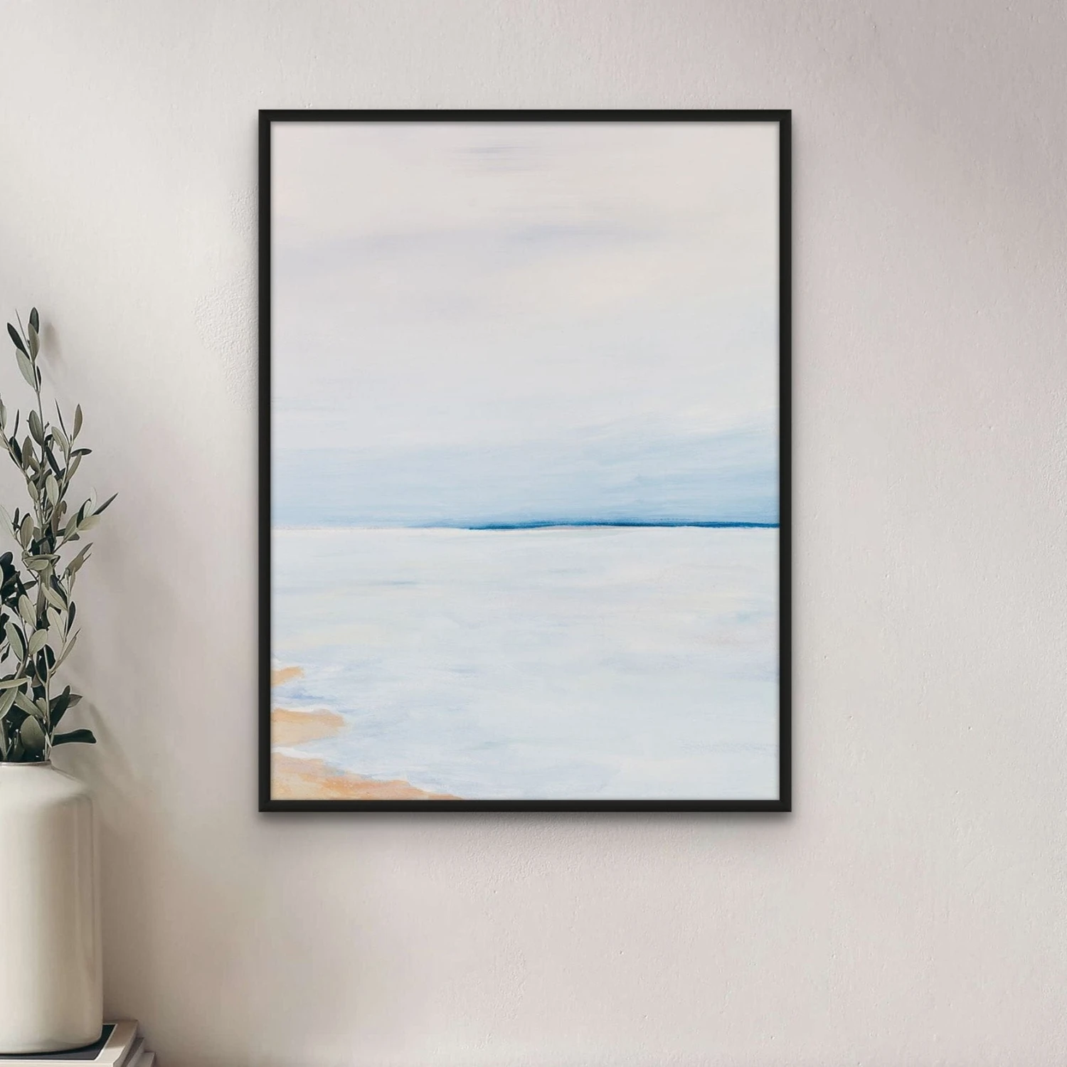 Modern Abstract Coastal Painting No 2 | Minimal Wall Art Print - Framed Canvas Modern Abstract Coastal Painting No 2 | Minimal Wall Art Print - Framed Canvas -Beach House Art ModernAbstractCoastalPaintingNo2 MinimalWallArt 0f49529b 87e9 4145 977c e8a83de94732