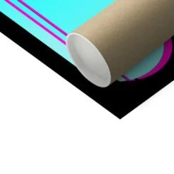 Neon Blue Surf: Typography Art - Unframed -Beach House Art Neon Blue Surf Unframed Print Wall Art Beach House Art 1650736535