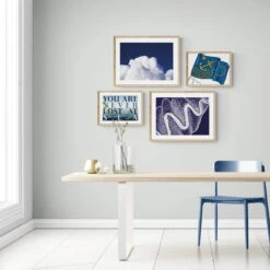 Never Lost: Typography Art Print - Unframed -Beach House Art Never Lost Unframed Print Wall Art Beach House Art 1650734670