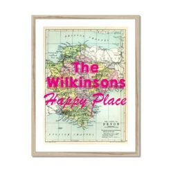 The Wilkinsons Happy Place - Framed 4 The Wilkinsons Happy Place - Framed -Beach House Art New product publishing in progress Fine art Beach House Art 1660306052