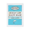 Ocean Air Quote Print On Vintage Style Book Cover In Blue - Unframed