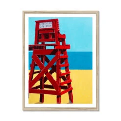 Off Duty Painting - Framed 7 Off Duty Painting - Framed -Beach House Art Off Duty Framed Print Wall Art Beach House Art 1650734504