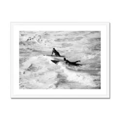 Surfer Paddling Outback Photography Print | Black & White Beach Photography - Framed 7 Surfer Paddling Outback Photography Print | Black & White Beach Photography - Framed -Beach House Art Paddling Outback Black White Photography Framed Print Fine art Beach House Art 1663936115