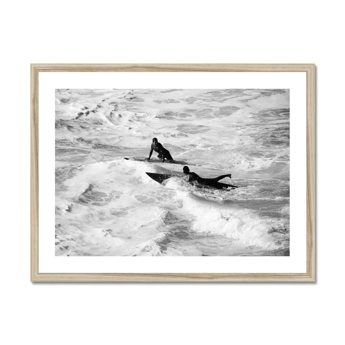Surfer Paddling Outback Photography Print | Black & White Beach Photography - Framed Surfer Paddling Outback Photography Print | Black & White Beach Photography - Framed -Beach House Art Paddling Outback Black White Photography Framed Print Fine art Beach House Art 1663936119