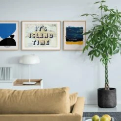 Palette Coast: Modern Coastal Art - Unframed -Beach House Art Palette Coast Unframed Print Wall Art Beach House Art 1650735489