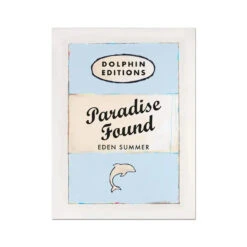 Paradise Found (Vintage Book Art) - Unframed