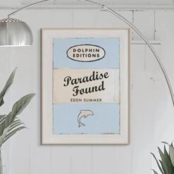 Paradise Found (Vintage Book Art) - Unframed 4 Paradise Found (Vintage Book Art) - Unframed -Beach House Art Paradise Found Dolphin Editions Fine Art Print Fine art Beach House Art 1651659950