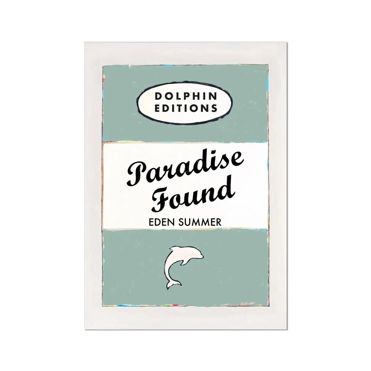 Paradise Found quote print on vintage style book cover in sage green - Unframed Paradise Found Quote Print On Vintage Style Book Cover In Sage Green - Unframed -Beach House Art Paradise Found Sage Vintage Book Cover Art Print Fine Art Print Fine art Beach House Art 1678297940 2fab7ddb 3476 42a0 a22e c6cc4cd06aa5