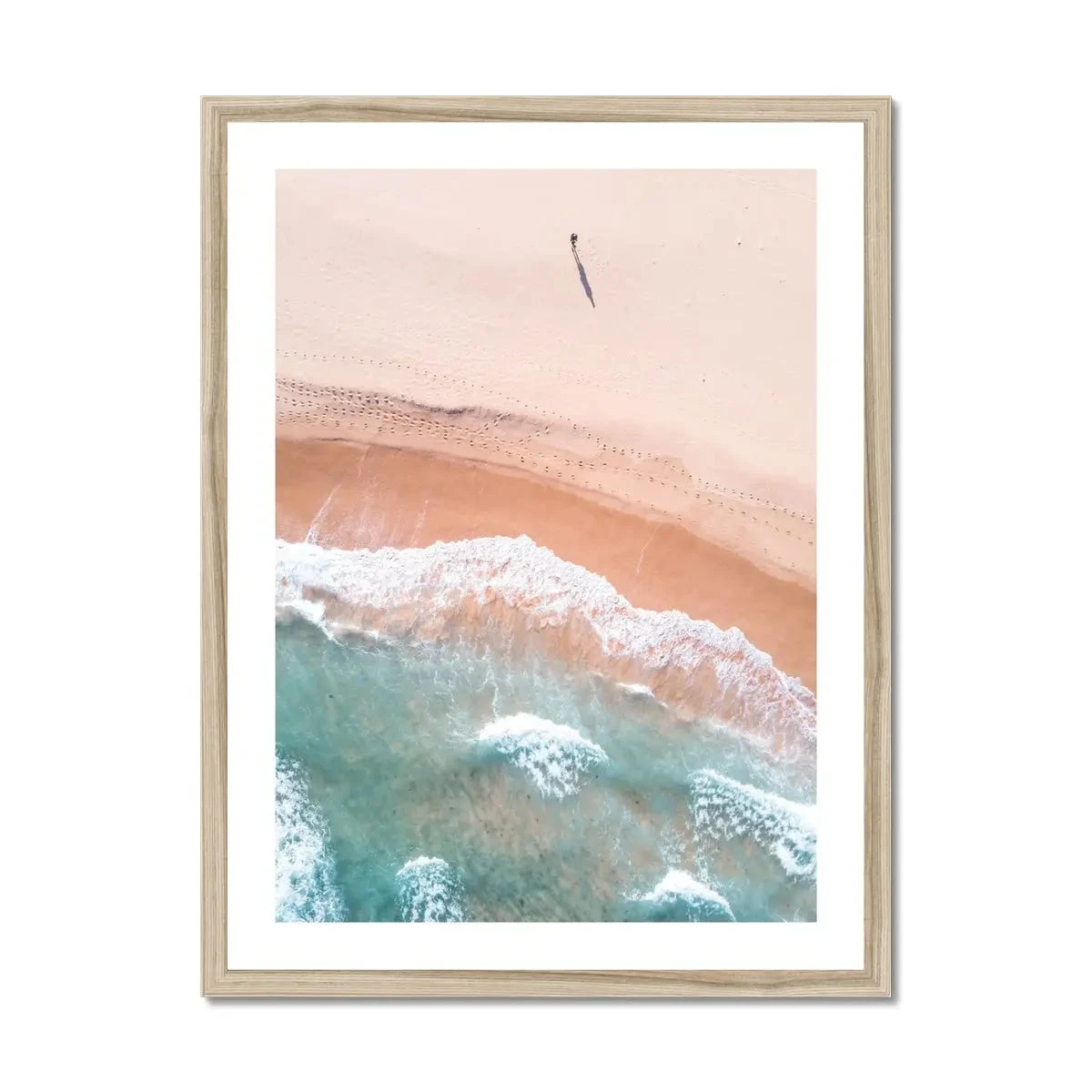 Pastel Beach Break Photography Print | Aerial Beach Photography - Framed Pastel Beach Break Photography Print | Aerial Beach Photography - Framed -Beach House Art Pastel Shore Photography Framed Print Fine art Beach House Art 1659373432