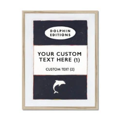 Your Personalised Quote On Vintage Style Book Cover Print | Custom Print | Black - Framed 5 Your Personalised Quote On Vintage Style Book Cover Print | Custom Print | Black - Framed -Beach House Art Personalised Book Cover Art Custom Book Print Black Framed Print Fine art Beach House Art 1668857208