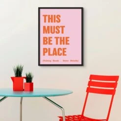 This Must Be The Place (Pink) Song Lyric Print - Unframed 4 This Must Be The Place (Pink) Song Lyric Print - Unframed -Beach House Art Placepink 3db8a72f 106c 49b8 a055 155db5acafb8