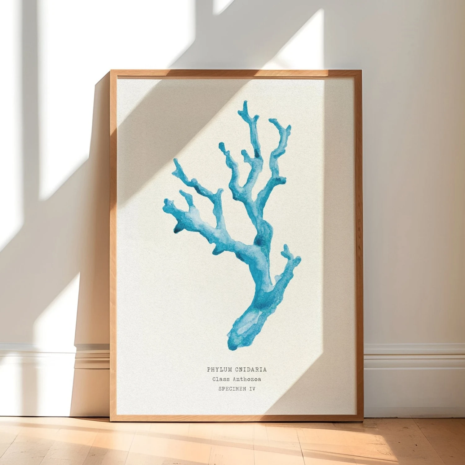 Coral Wall Art | Sea Blue Coral Painting | Specimen 4 - Framed Coral Wall Art | Sea Blue Coral Painting | Specimen 4 - Framed -Beach House Art S4new a97131a3 1064 46fa 8962 962023aa1f80