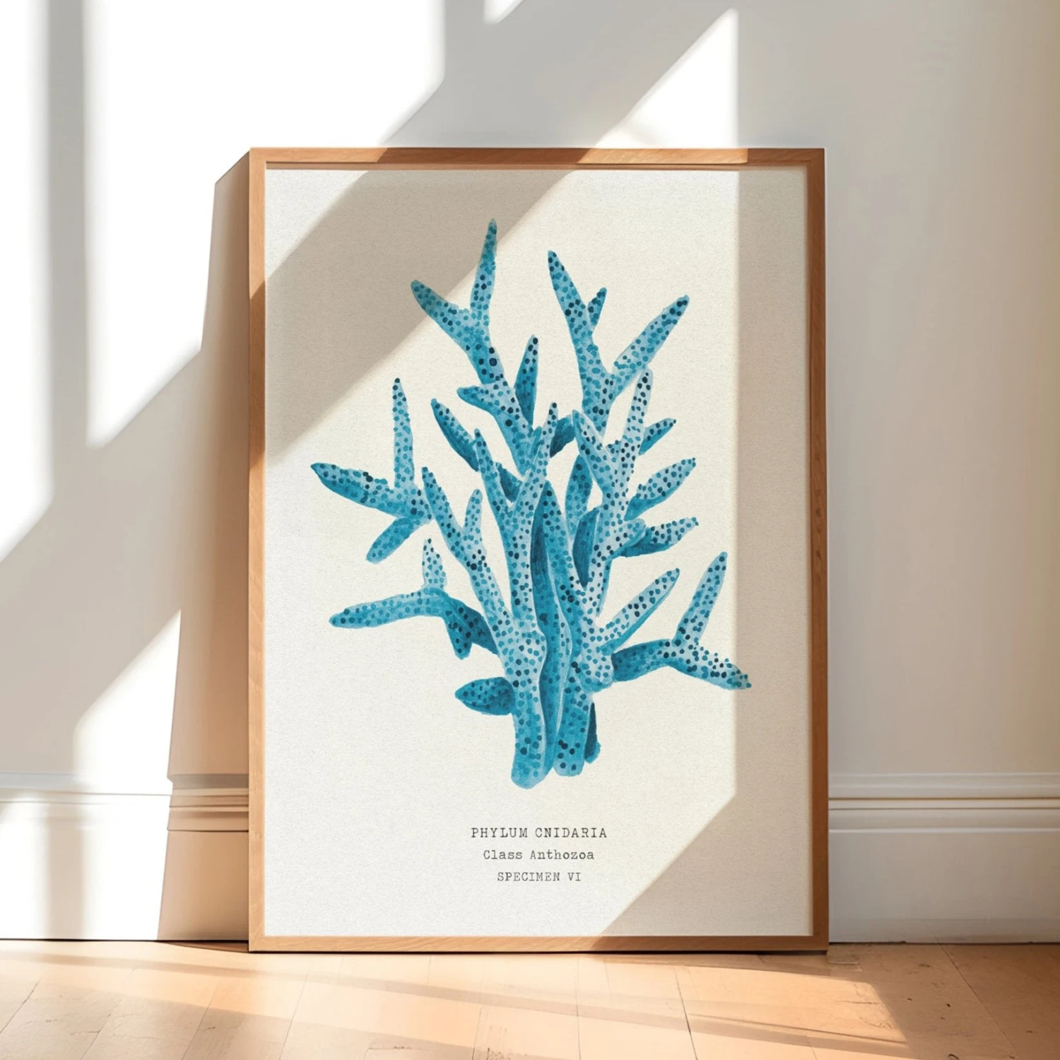 Coral Wall Art | Sea Blue Coral Painting | Specimen 6 - Unframed Coral Wall Art | Sea Blue Coral Painting | Specimen 6 - Unframed -Beach House Art S6new a56893dc 9259 44fc a3d2 64c69ac869b0
