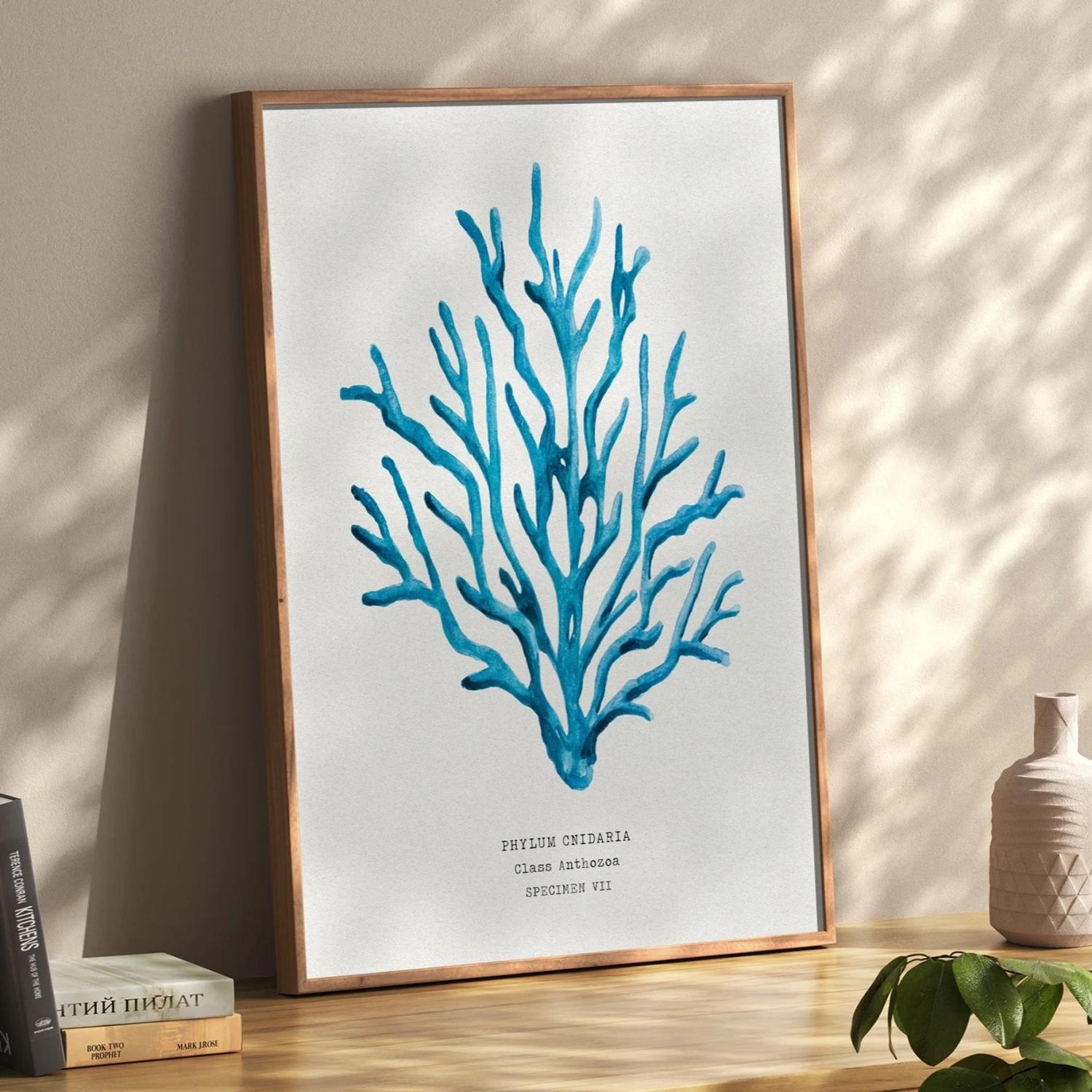 Coral Wall Art | Sea Blue Coral Print | Specimen 7 - Unframed Coral Wall Art | Sea Blue Coral Print | Specimen 7 - Unframed -Beach House Art S7new e51bed88 9575 4039 b2ad 55b4678fd445