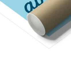 Salty Air (Sky Blue) Typography Art Print - Unframed -Beach House Art Salty Air Sky Blue Fine Art Print Fine art Beach House Art 1650872218