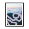 Sea Snake (Coral) - Framed Print 2 Sea Snake (Coral) - Framed Print -Beach House Art Sea Snake Coral Framed Print Wall Art Beach House Art 1650732808