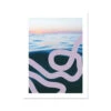 Sea Snake (Coral) - Unframed Print