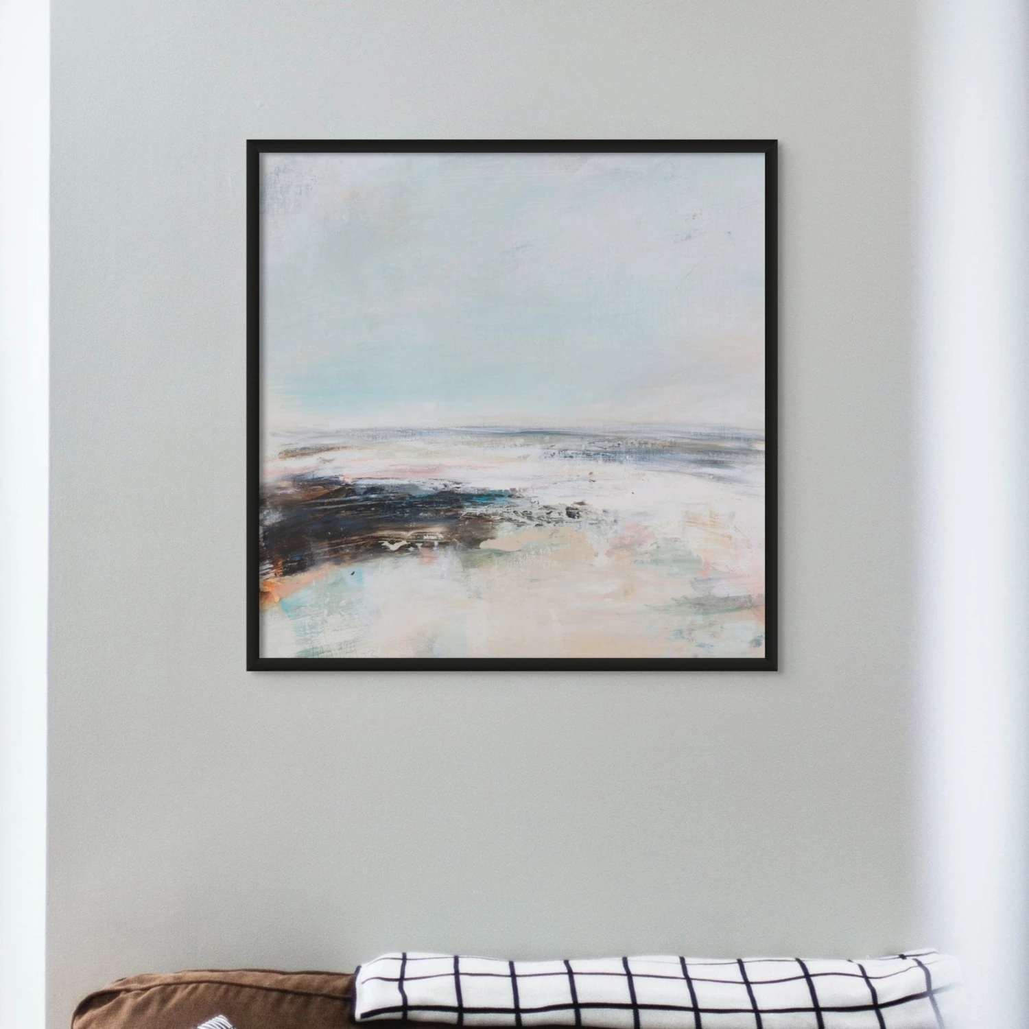 Sea Veil 2 Painting | Coastal Visions Beach Painting Print - Framed Canvas Sea Veil 2 Painting | Coastal Visions Beach Painting Print - Framed Canvas -Beach House Art SeaVeil2.1