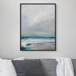 Spectral Light | Coastal Visions Sea Painting Print - Unframed Print 4 Spectral Light | Coastal Visions Sea Painting Print - Unframed Print -Beach House Art Spectralblackframe 85534955 feb9 4264 a29c efb251307f32