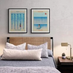 Splash Freestyle (Contemporary Wall Art) - Unframed 3 Splash Freestyle (Contemporary Wall Art) - Unframed -Beach House Art Splash Freestyle Fine Art Print Fine art Beach House Art 1656149901