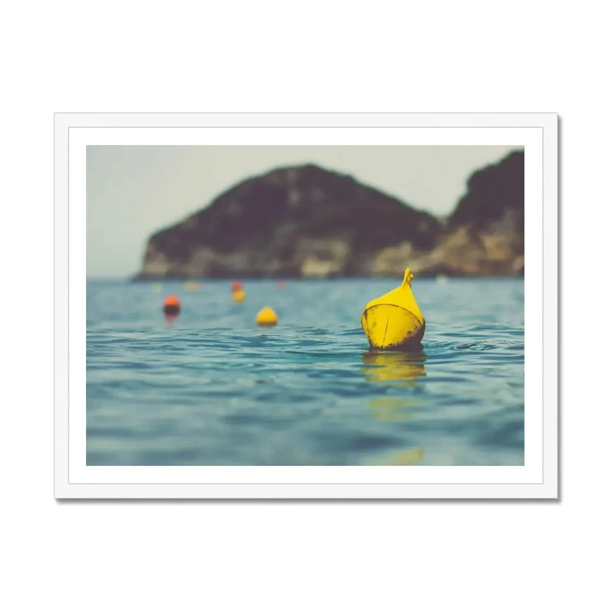 Summer Moorings Photography Print- Framed Summer Moorings Photography Print- Framed -Beach House Art Summer Moorings Framed Print Wall Art Beach House Art 1650734943