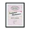 Summer Romance (Vintage Book Art) - Framed 2 Summer Romance (Vintage Book Art) - Framed -Beach House Art Summer Romance Vintage Book Art Framed Wall Art Beach House Art 1652376747