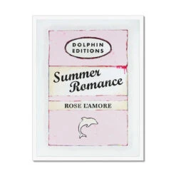 Summer Romance (Vintage Book Art) - Framed 6 Summer Romance (Vintage Book Art) - Framed -Beach House Art Summer Romance Vintage Book Art Framed Wall Art Beach House Art 1652376750