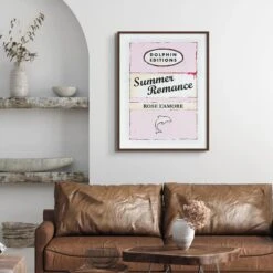 Summer Romance (Vintage Book Art) - Framed 4 Summer Romance (Vintage Book Art) - Framed -Beach House Art Summer Romance Vintage Book Art Framed Wall Art Beach House Art 1652377159