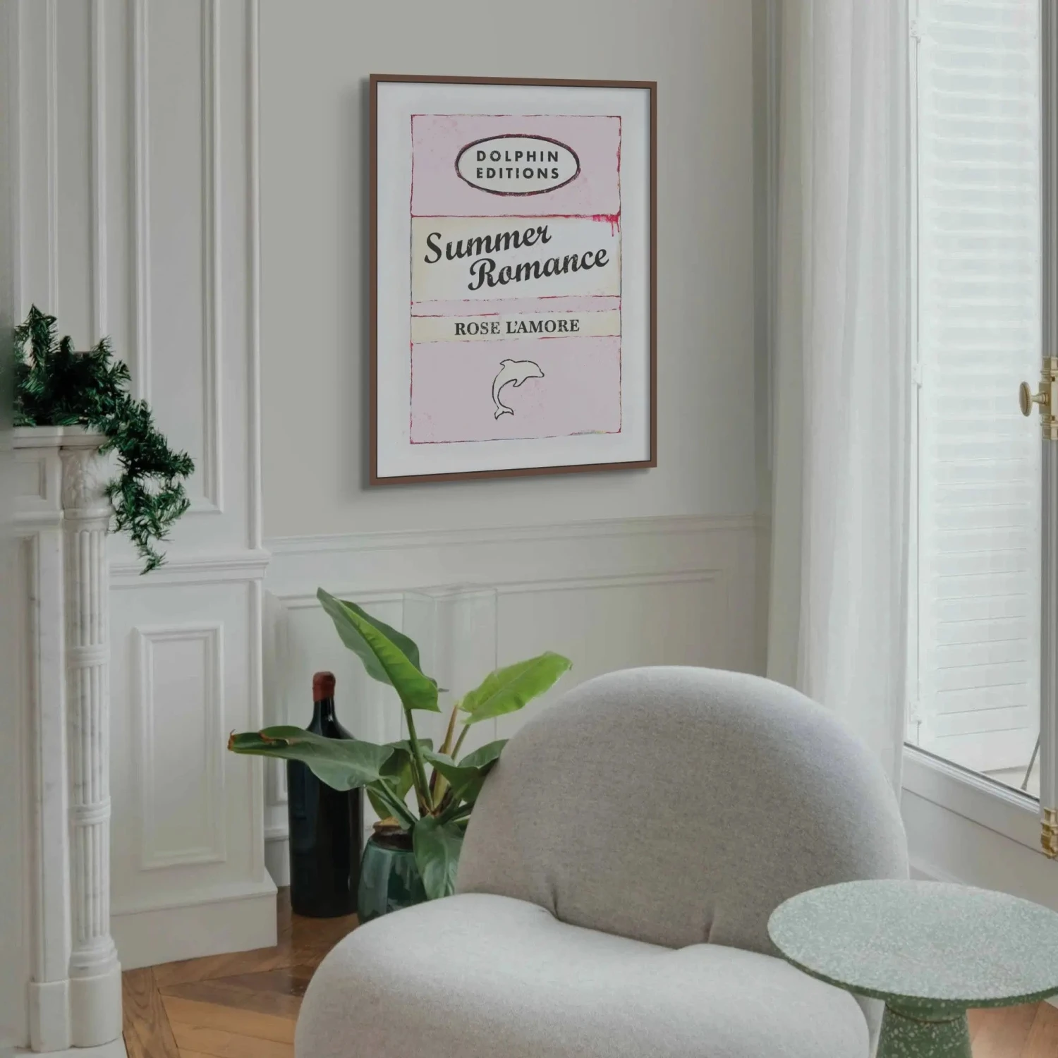 Summer Romance (Vintage Book Art) - Framed Summer Romance (Vintage Book Art) - Framed -Beach House Art Summer Romance Vintage Book Art Framed Wall Art Beach House Art 1652377162