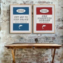 Sun Drenched Dreams Quote Print On Vintage Style Book Cover In Red - Unframed -Beach House Art Sun Drenched Dreams Red Vintage Book Cover Art Print Unframed Home Garden Decor Artwork Posters Prints Visual Artwork Beach House Art 1678524397 7cea5525 259c 4ad7 a2d6 166abc3a6ab9