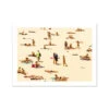 Sunbathers Aerial Beach Photography Print - Unframed -Beach House Art Sunbathers Photography Fine Art Print Fine art Beach House Art 1659372560