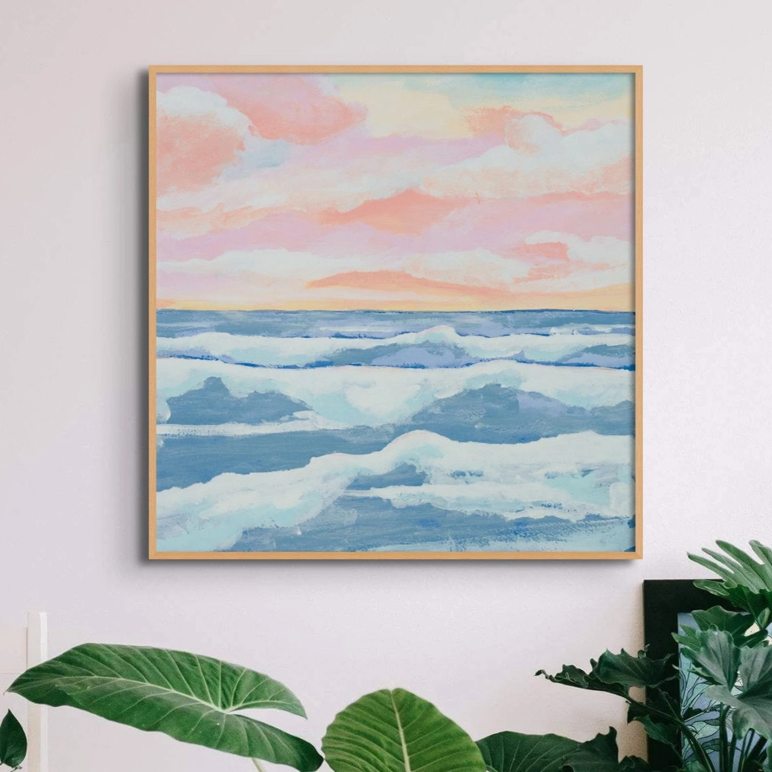 Sunrise on Sea Painting | Seascape Painting - Framed Canvas Sunrise On Sea Painting | Seascape Painting - Framed Canvas -Beach House Art SunriseonSea 50430a24 c05b 4422 a4be a94b3b3195ee