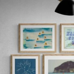 The Regatta Watercolour Print | Modern Coastal Art - Unframed 7 The Regatta Watercolour Print | Modern Coastal Art - Unframed -Beach House Art The Regatta Unframed Print Wall Art Beach House Art 1650736245