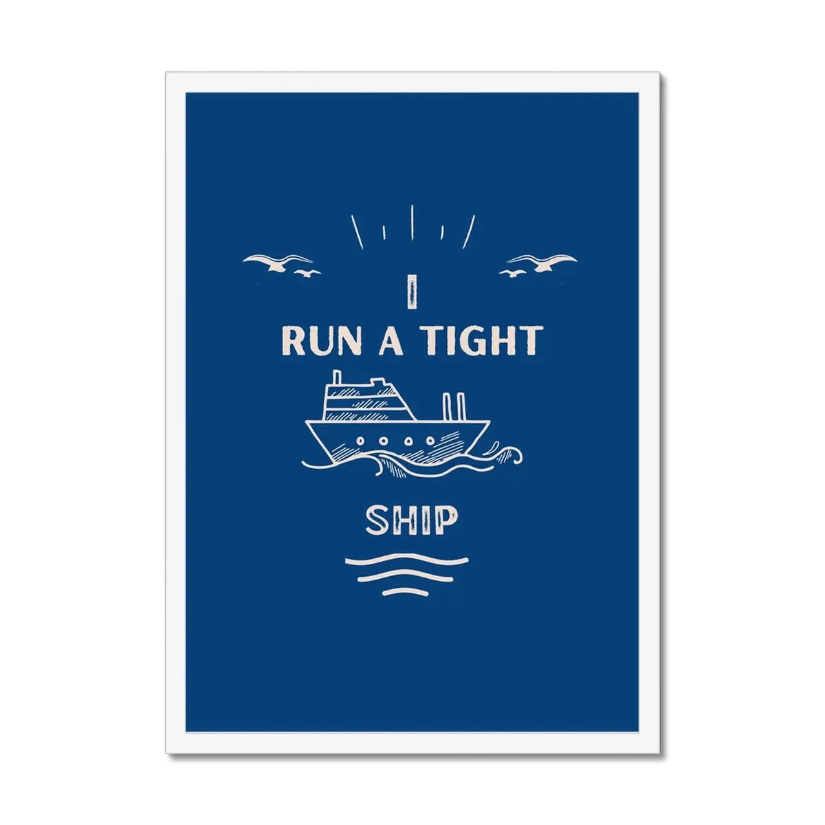 Tight Ship (Marine) Word Art Print - Framed Tight Ship (Marine) Word Art Print - Framed -Beach House Art Tight Ship Marine Word Art Print Framed Print Fine art Beach House Art 1674059851