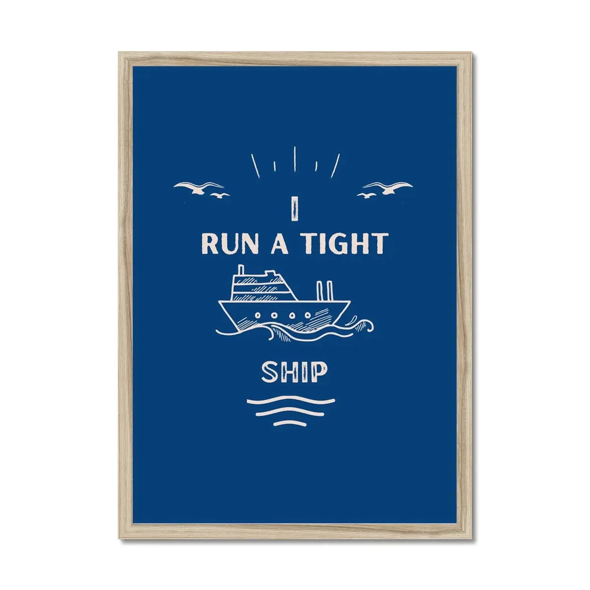 Tight Ship (Marine) Word Art Print - Framed Tight Ship (Marine) Word Art Print - Framed -Beach House Art Tight Ship Marine Word Art Print Framed Print Fine art Beach House Art 1674059855