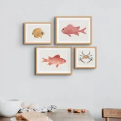 Vintage Fish Painting No. 1 | Fish Wall Art Print - Unframed -Beach House Art VintageFish CrapPaintingGroup1SQ 72d91d2b 1c8a 4592 a3b7 b57e47d9f7d2
