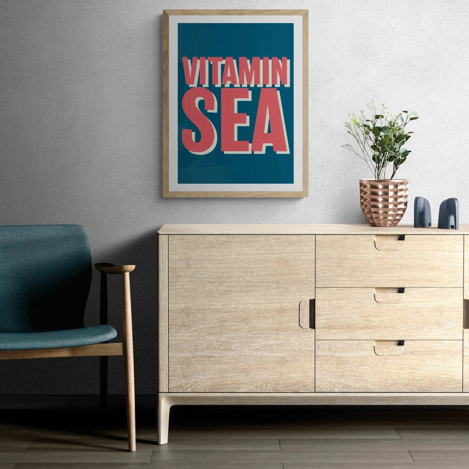 Vitamin Sea Print | Marine Word Art Print - Framed Vitamin Sea Print | Marine Word Art Print - Framed -Beach House Art Vitamin Sea Marine Framed Print Fine art Beach House Art 1650821082