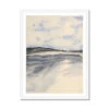 Watercolour Bay Painting | Modern Coastal Art - Framed