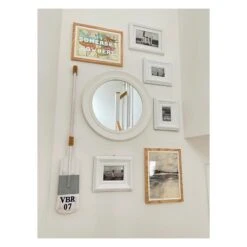 Watercolour Bay Painting | Modern Coastal Art - Framed -Beach House Art Watercolour Bay Modern Coastal Art Framed Home Garden Decor Artwork Posters Prints Visual Artwork Beach House Art 1661431388