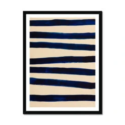 Wave Set Print No 2 | Coastal Line Art - Framed