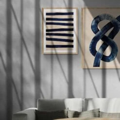 Wave Set Print No 2 | Coastal Line Art - Framed 5 Wave Set Print No 2 | Coastal Line Art - Framed -Beach House Art Wave Set No 2 Framed Print Wall Art Beach House Art 1650734395