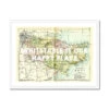 Whitstable Is Our Happy Place Quote On Vintage Kent Map Print - Framed -Beach House Art Whitstable is our Happy Place Kent Map Vintage Map Art Framed Print Fine art Beach House Art 1659370940