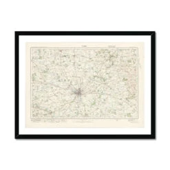 Vintage York Map Print | Map Print Of York - Framed -Beach House Art York Vintage Map Print Map Print of York Framed Print Fine art Beach House Art 1670616767