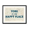 York Is My Happy Place Quote On Map Print Of York | Map Art - Framed 2 York Is My Happy Place Quote On Map Print Of York | Map Art - Framed -Beach House Art York is my Happy Place Map Print of York Map Art Framed Print Fine art Beach House Art 1670616840